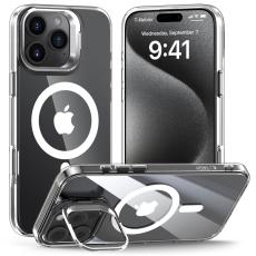 Tech-Protect Tech-Protect iPhone 16 Pro Skal MagSafe MagStand Clear