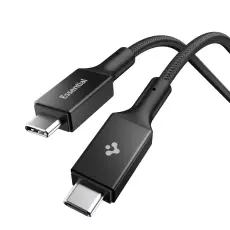 Spigen Spigen 1.5m 100W USB-C - USB-C Kabel Svart