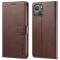 LC.IMEEKE LC.IMEEKE iPhone 15 Plus Fodral Läder Brun