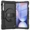  Galaxy Tab S10 FE Plus Skal 360 Shockproof Hybrid Kickstand Svart