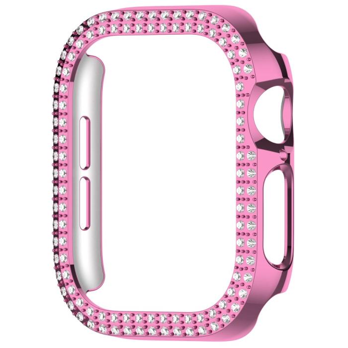 Bild 2,  Apple Watch 10 42 mm Skal Rhinestone Rosa