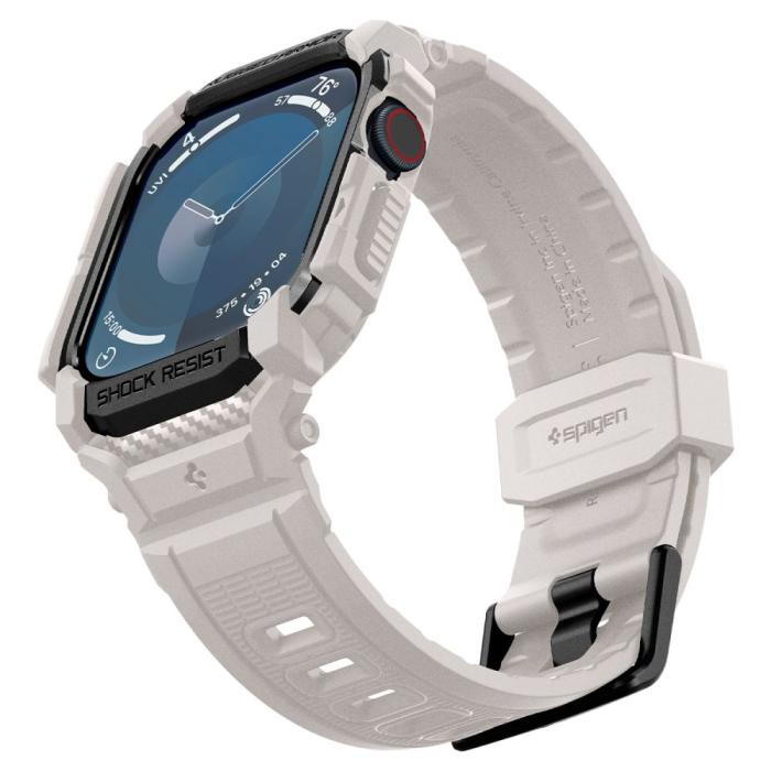 Bild 6, Spigen Spigen Apple Watch 11/10 46 mm Skal Rugged Armor 'Pro'