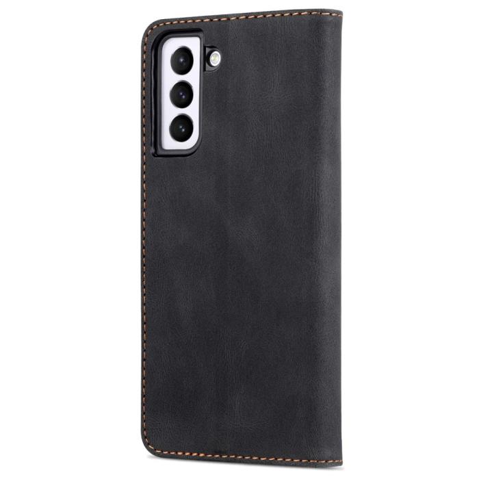 Bild 3, AZNS AZNS Samsung Galaxy S22 Plus Fodral Retro Textur Svart