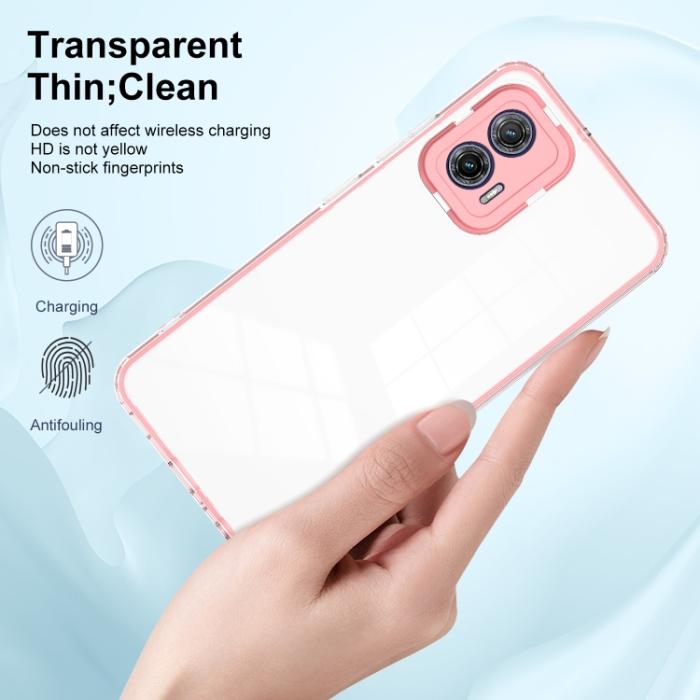 Bild 4,  Motorola Moto G73 5G Skal Hybrid Rosa