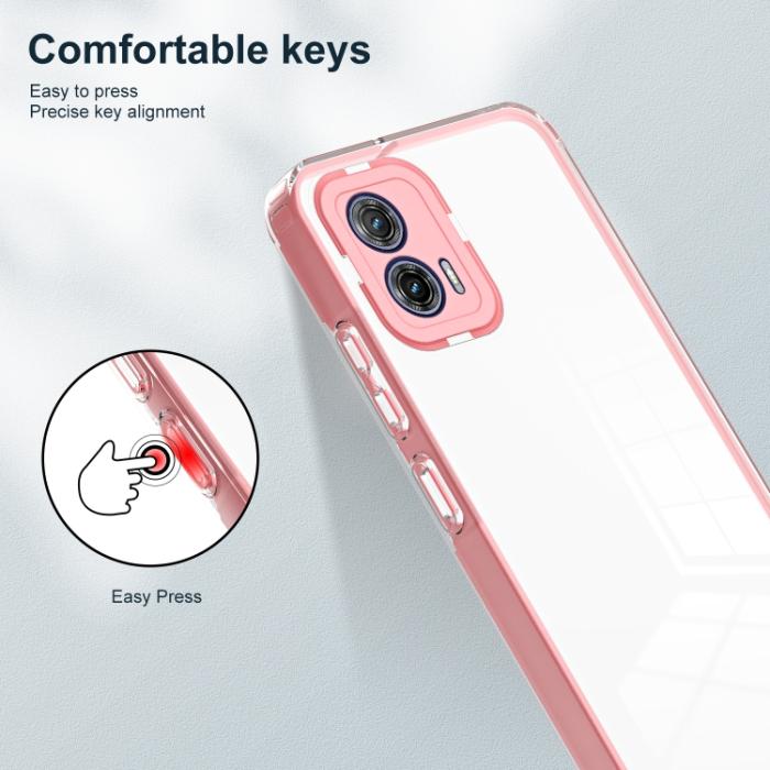 Bild 5,  Motorola Moto G73 5G Skal Hybrid Rosa