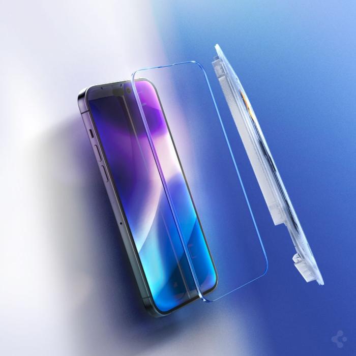 Bild 2, Spigen Spigen iPhone 14 Pro Max 2-PACK GLAS.tR 