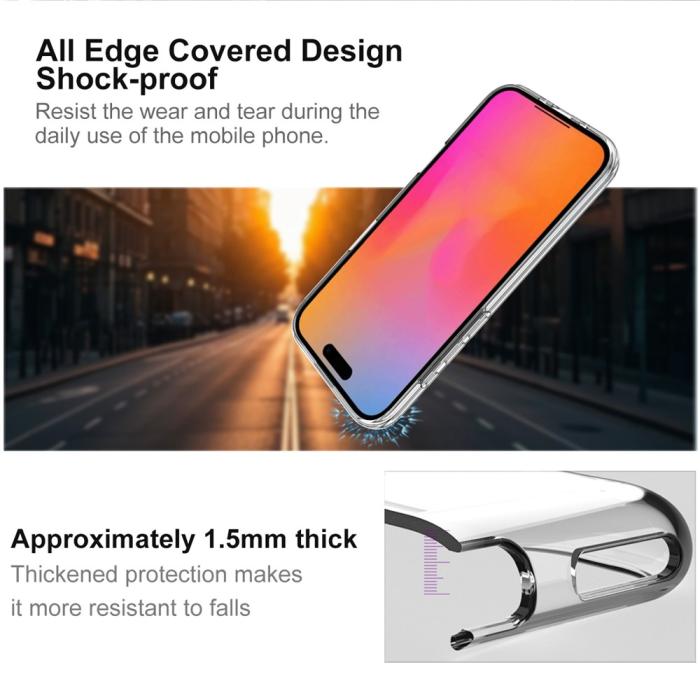Bild 4, IMAK IMAK iPhone Air Skal TPU Transparent