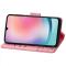  Samsung Galaxy A25 5G Fodral Läder Big Butterfly Rosa