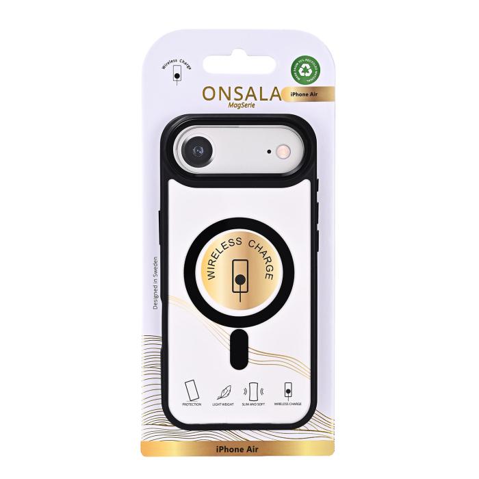 Bild 3, Onsala Onsala iPhone Air Skal MagSafe Bumper Svart/Transparent