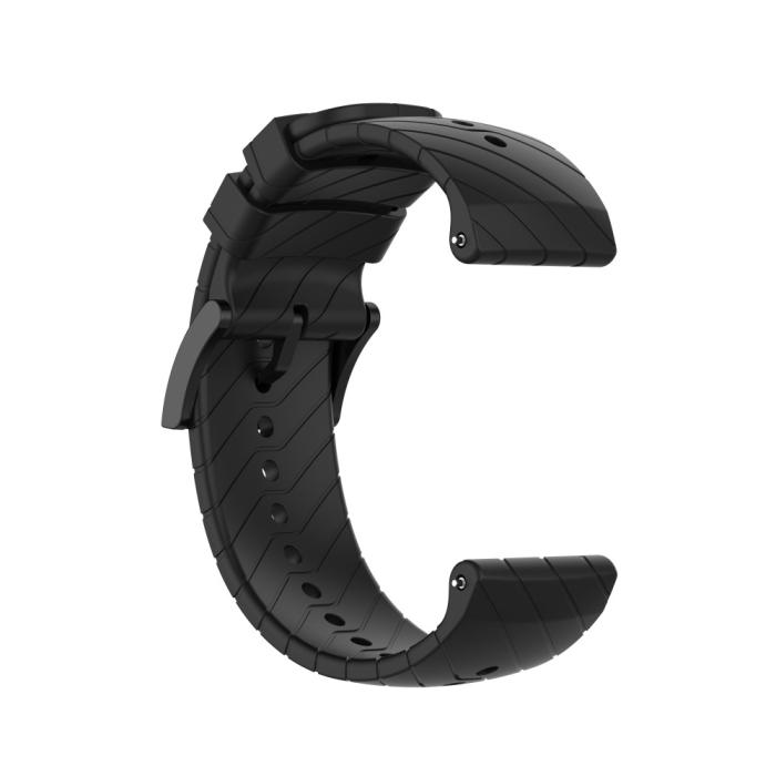 Bild 3,  Silikon Armband (24mm) Svart