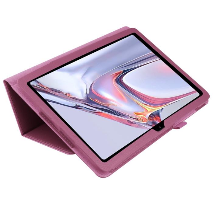 Bild 4,  Samsung Galaxy Tab A7 10.4 Fodral Litchi läder Lila