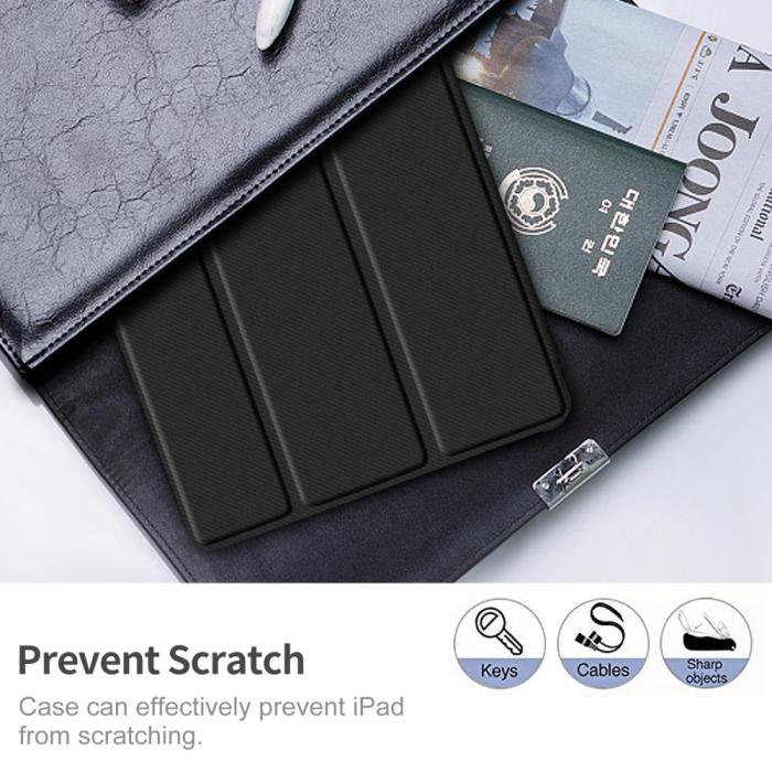 Bild 3,  Samsung Galaxy Tab S6 Lite Fodral Bumper Tri-Fold Svart