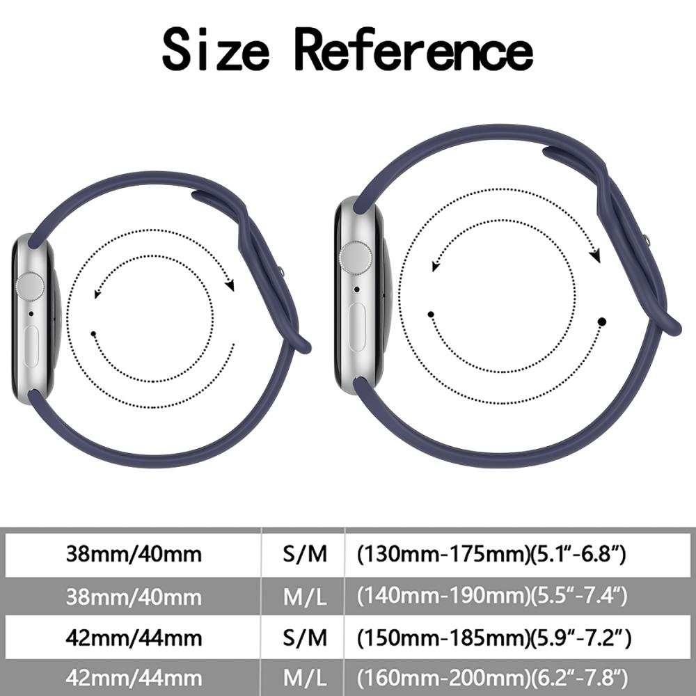 ColorPop Silikon Armband Butterfly Apple Watch 42/41/40/38 mm (M/L)