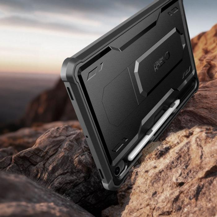 Bild 4, Tech-Protect Tech-Protect Galaxy Tab S10 Lite/S10 FE/S9 2-SET Skal Kevlar Pro Svart