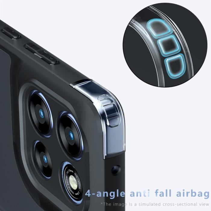 Bild 5,  Motorola Moto G86 Power / G86 5G Skal Hybrid Skin Touch Svart