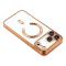  iPhone 17 Pro Skal MagSafe Electroplated TPU Koppar