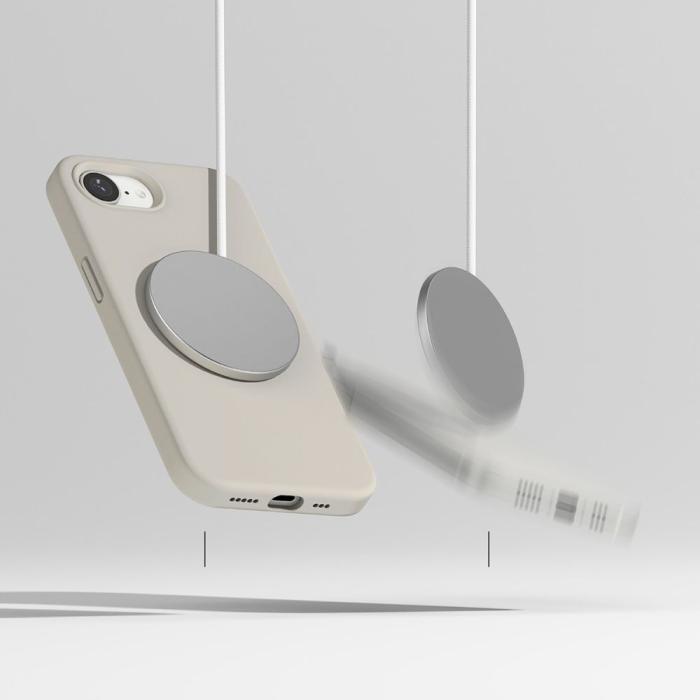 Bild 5, Ringke Ringke iPhone 17e / 16e Skal MagSafe Silikon Stone