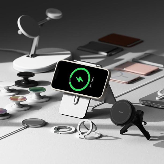 Bild 6, Ringke Ringke iPhone 17e / 16e Skal MagSafe Silikon Stone
