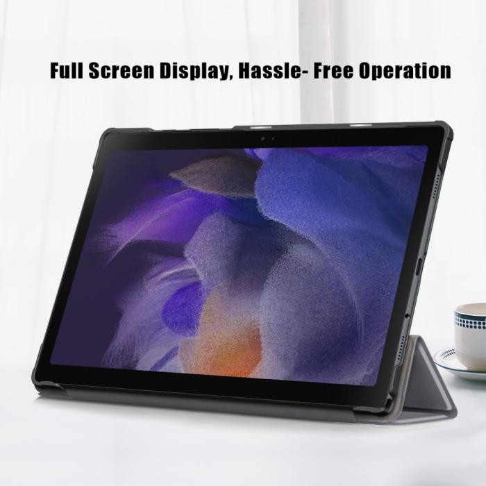 Bild 4,  Samsung Galaxy Tab A8 10.5 (2021) Fodral Premium Tri-Fold Grå