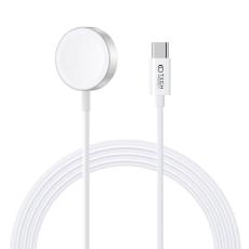 Tech-Protect Tech-Protect 1.2m USB-C Tr&aring;dl&ouml;s Laddare F&ouml;r Apple Watch Vit