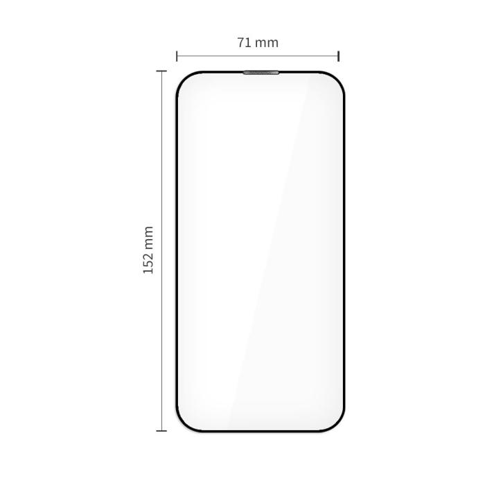 Bild 3, Tech-Protect Tech-Protect iPhone Air 2-PACK Skärmskydd Quick Set+ Svart