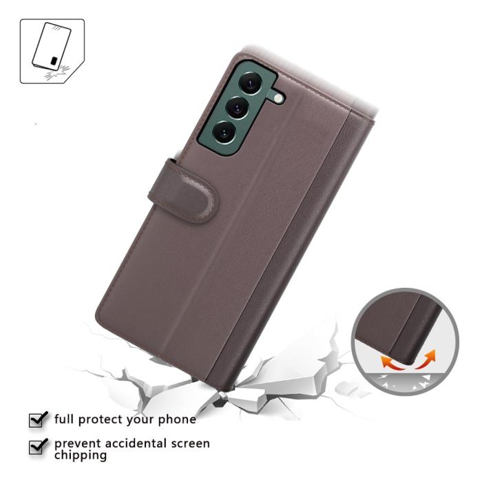 Bild 4,  Samsung Galaxy S23 Fodral Premium Äkta Läder Svart