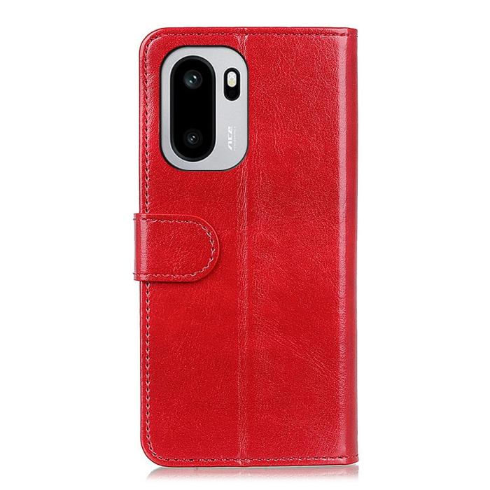 Bild 6,  OnePlus 15R Fodral Crazy Horse Läder Röd