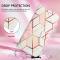  iPhone 16 Pro Max Fodral Marmor Vit/Rosa
