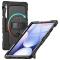 Galaxy Tab S10 FE Plus Skal 360 Shockproof Hybrid Kickstand Svart