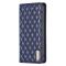 BINFEN BINFEN iPhone 15 Pro Fodral Diamond Flip Läder Blå
