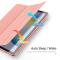 DUX DUCIS Samsung Galaxy Tab S6 Lite - DUX DUCIS Domo Tri-Fold Fodral - Roséguld