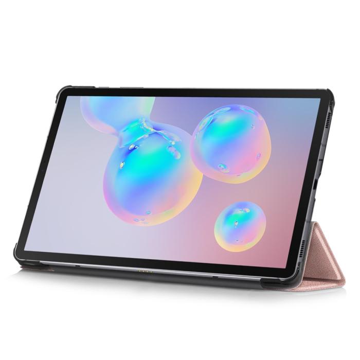 Bild 5,  Samsung Galaxy Tab S6 Lite - Tri-Fold Fodral - Roséguld