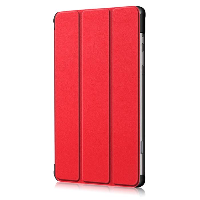 Bild 4,  Samsung Galaxy Tab S6 Lite - Tri-Fold Fodral - Röd