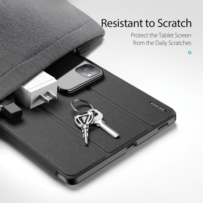 Bild 5, DUX DUCIS Samsung Galaxy Tab S6 Lite - DUX DUCIS Domo Tri-Fold Fodral - Svart