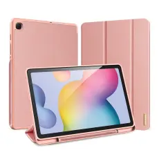 DUX DUCIS Samsung Galaxy Tab S6 Lite - DUX DUCIS Domo Tri-Fold Fodral - Ros&eacute;guld
