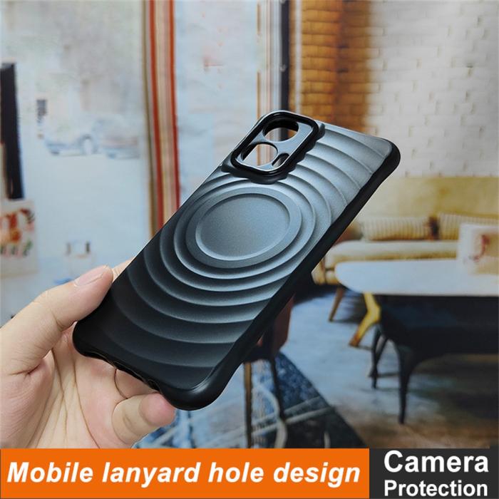 Bild 3, IMAK IMAK Motorola Moto G35 5G Skal Waterdrop Matt Svart