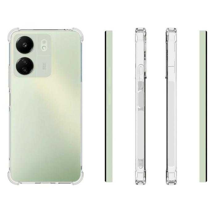 Bild 5,  Xiaomi Redmi 13C 4G Skal Shockproof TPU Transparent