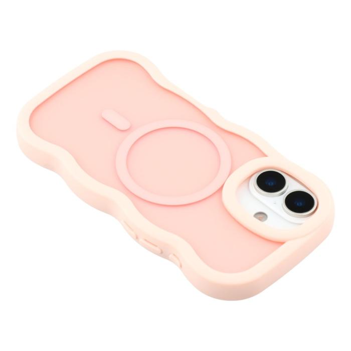 Bild 5,  iPhone 17 Skal MagSafe Wavy Matt Ljus Rosa