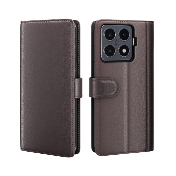 Bild 6,  Xiaomi 15T Pro Fodral Premium Äkta Läder Brun