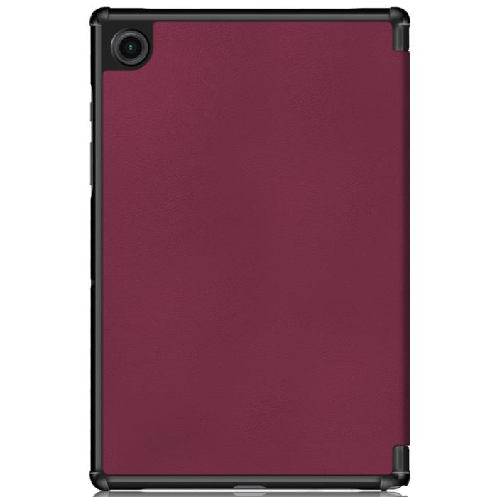 Bild 3,  Samsung Galaxy Tab A8 10.5 (2021) Fodral Premium Tri-Fold Vinröd