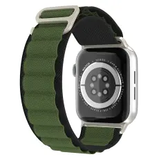 ColorPop Apple Watch 38/40/41/42 mm Armband Alpine Pro Loop Svart/Gr&ouml;n