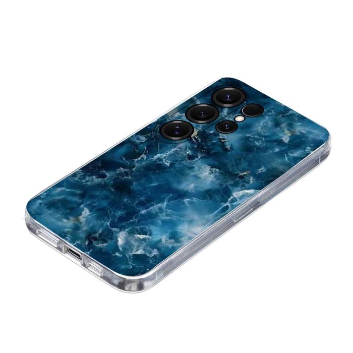Bild 3,  Samsung Galaxy S26 Ultra Skal Marmor TPU Blå