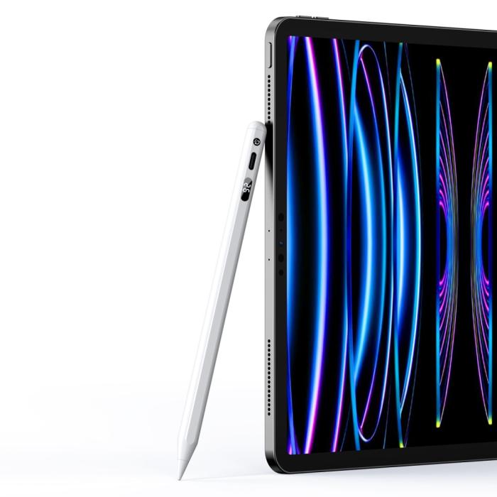 Bild 2, DUX DUCIS DUX DUCIS Active LED iPad Stylus Touchpenna Vit