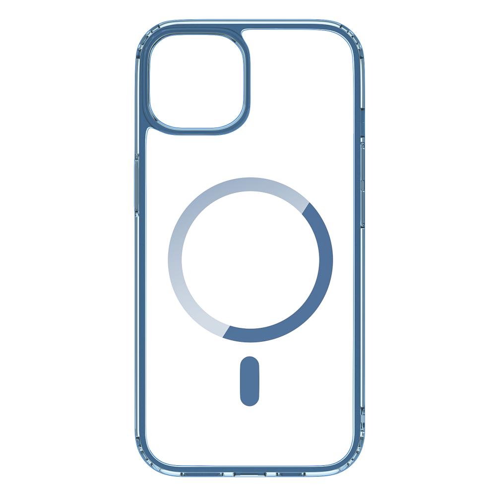ColorPop ColorPop iPhone 14 Skal CH MagSafe Transparent/Mörk Blå