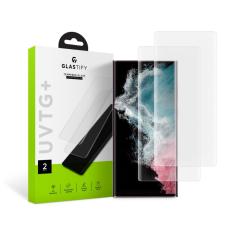 Glastify Glastify Samsung Galaxy S22 Ultra 2-PACK UV Sk&auml;rmskydd H&auml;rdat Glas