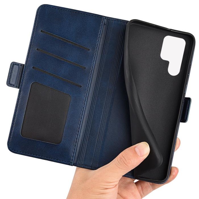Bild 4,  Samsung Galaxy S23 Ultra Fodral Magnetisk Stängning Blå