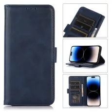  iPhone 14 Pro Max Fodral L&auml;der Bl&aring;