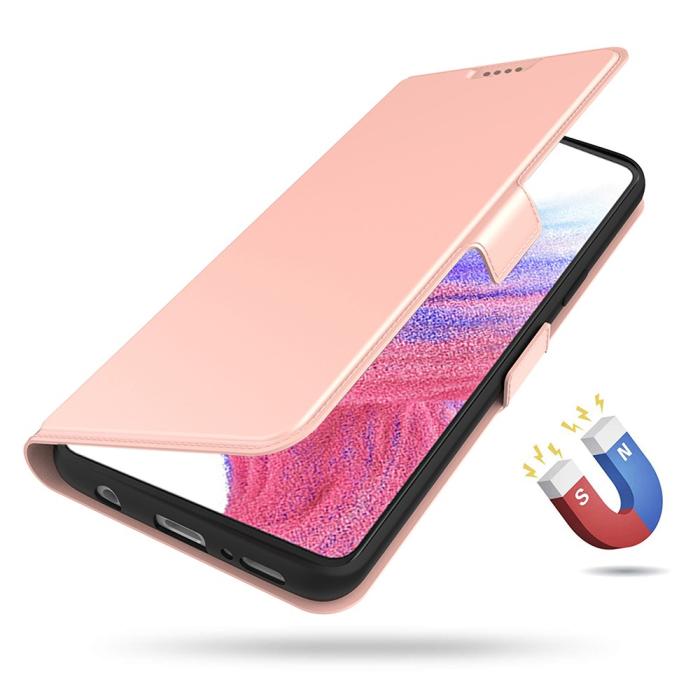 Bild 4,  Samsung Galaxy A25 5G Fodral Slim Läder Roséguld