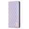 BINFEN BINFEN iPhone 15 Pro Fodral Diamond Flip Läder Lila