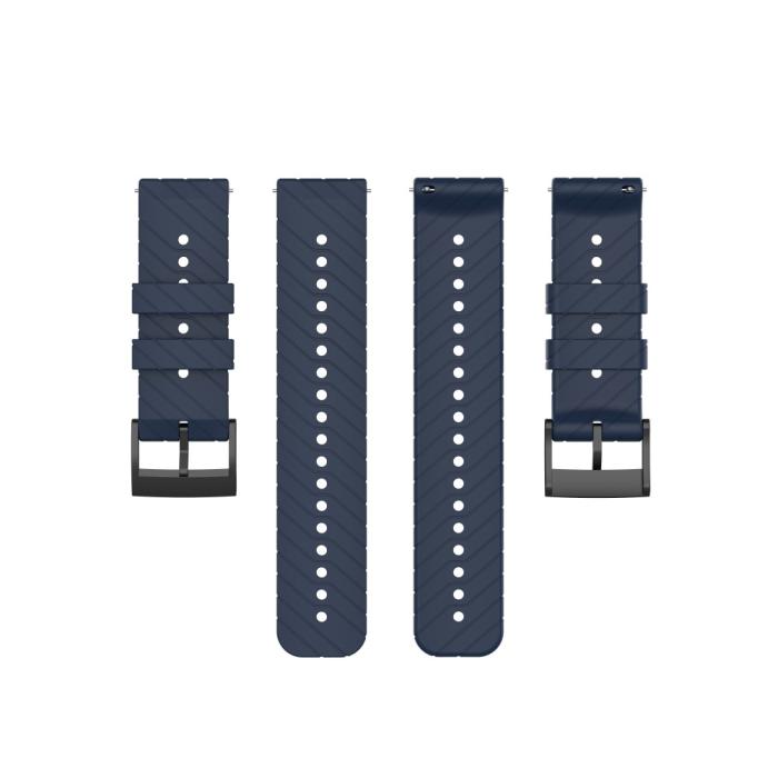Bild 4,  Silikon Armband (24mm) Mörk Blå